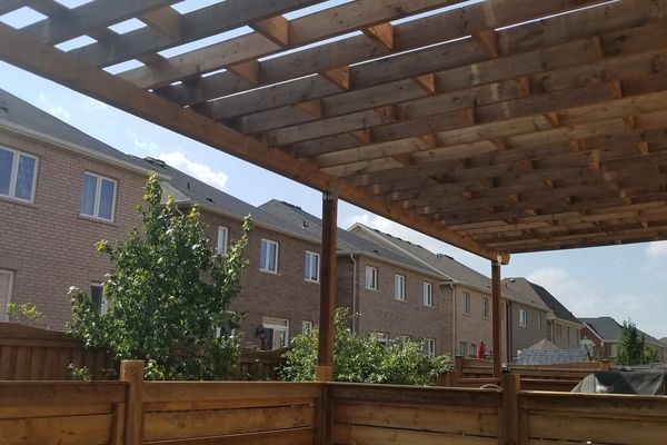 Outdoor awning construction services